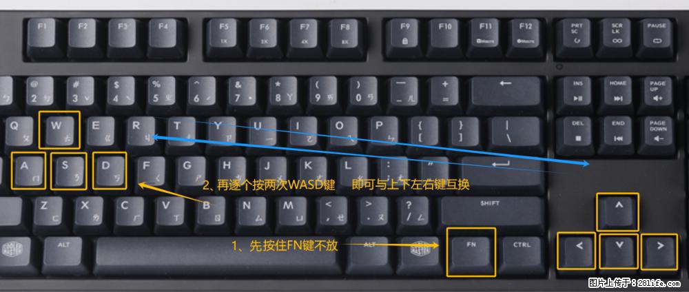 键盘，怎样把wasd键与上下左右方向键互换？ - 生活百科 - 滨州生活社区 - 滨州28生活网 bz.28life.com